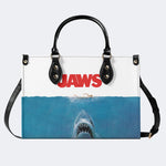 Quint's Shark Fishing Jaws Retro - Leather Handbag