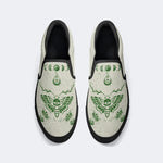 Classic Death Moth Vintage Print - Slip On Shoes