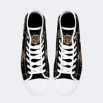 Unisex Tiger Print - High Top Canvas