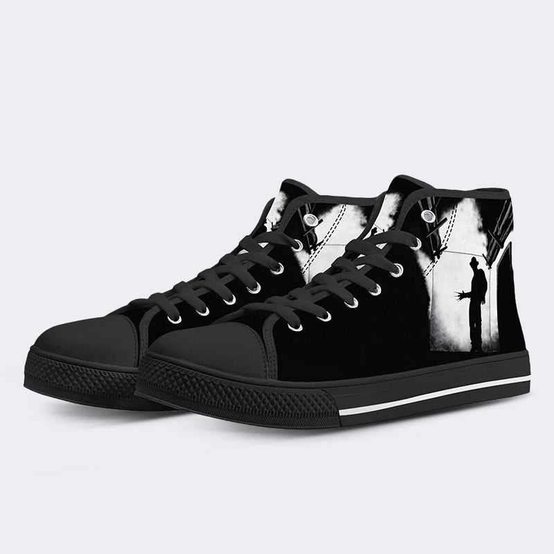 Unisex Horror Print - High Top Canvas