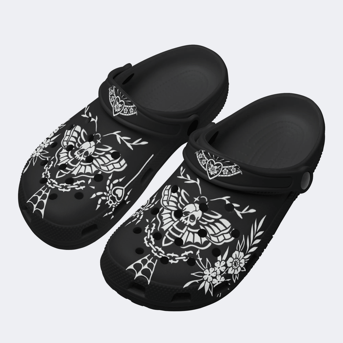 Death Moth Vintage Print - Slippers/Sandals