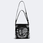 Tarot Skull Butterfly Print - Bucket Bag