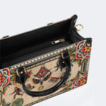 Eyes & Death Moth - Leather Handbag