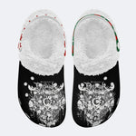 Melodic Death Metal Print - Fur Lined Slippers