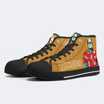 Unisex Monster Print - High Top Canvas