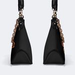 Old School Tiger & Snake Print - Leather Crossbody Bag