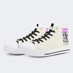 Figure&Wing&Letter Print - High Top Canvas