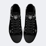 Death Moth Vintage Print - High Top Canvas