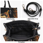 Unisex Monkey Print - Leather Handbag