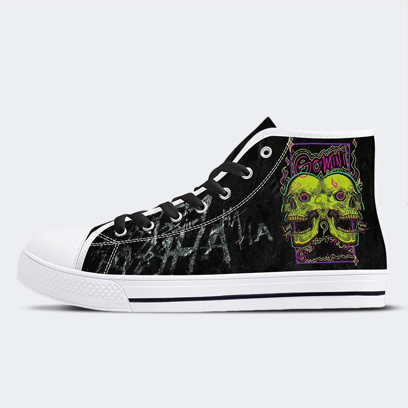 Unisex Horror Print - High Top Canvas