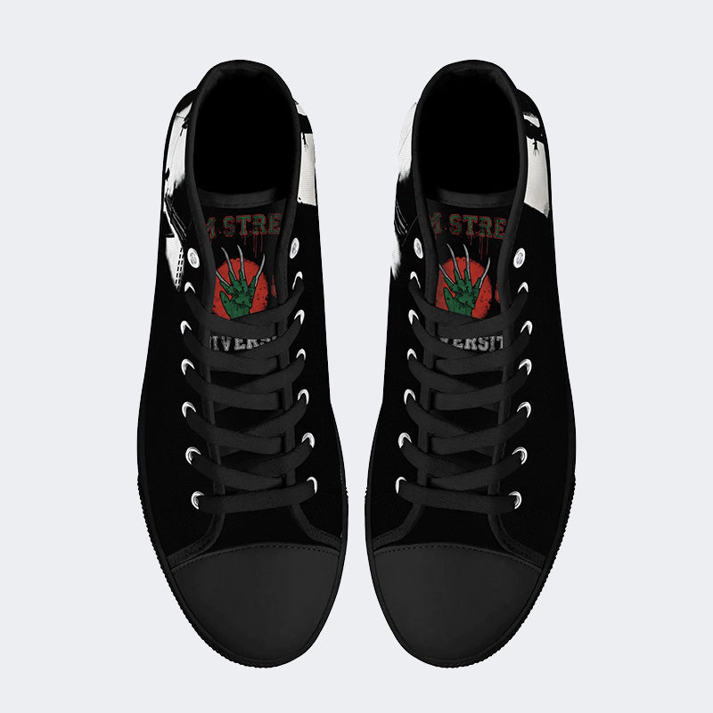 Unisex Horror Print - High Top Canvas