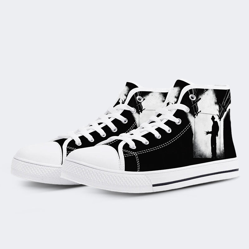 Unisex Horror Print - High Top Canvas