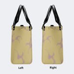 Horror Movies Print - Leather Handbag