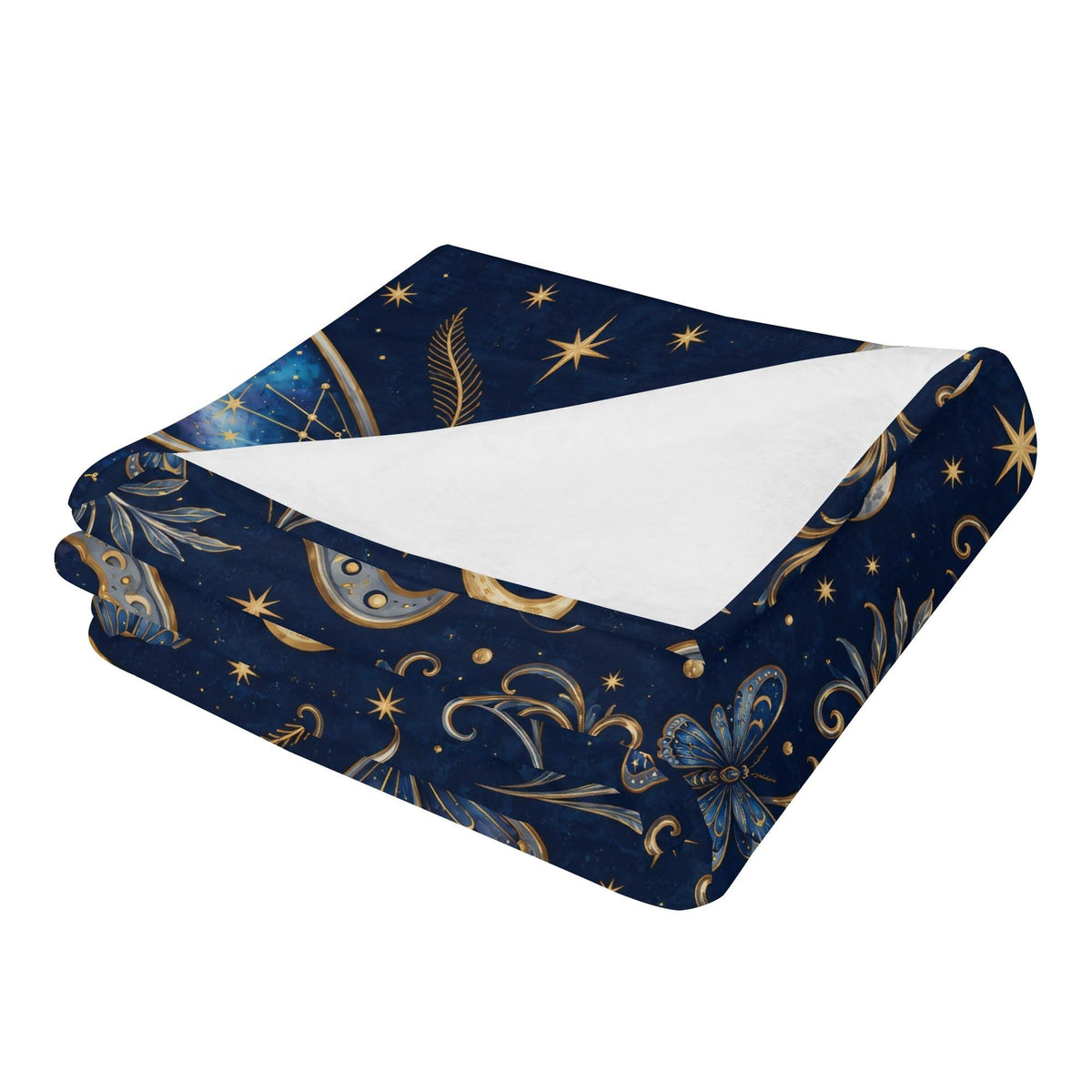 Psychedelic Moth Print Blanket