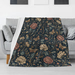 Psychedelic Moth Print Blanket