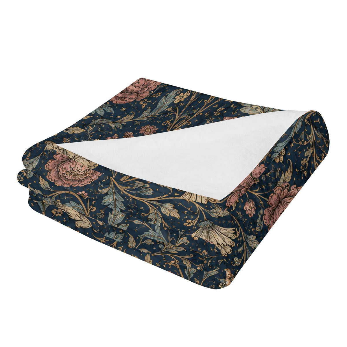 Psychedelic Moth Print Blanket