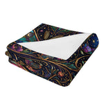 Mystical Elegant Moth Print Blanket