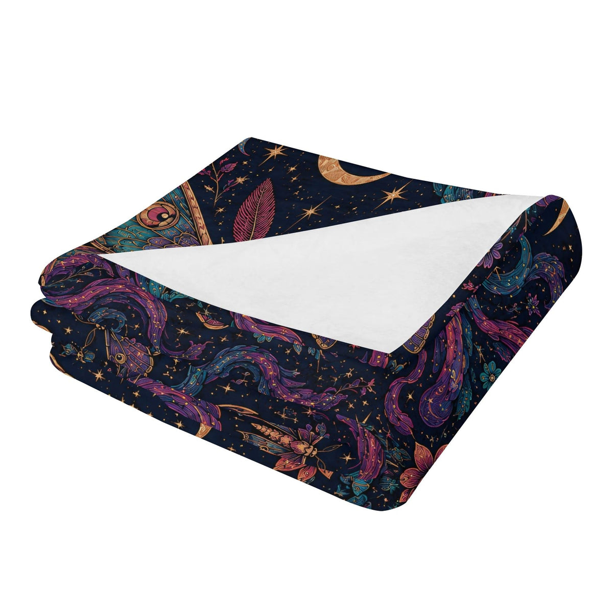 Mystical Moth Print Blanket