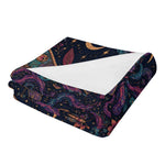 Mystical Moth Print Blanket
