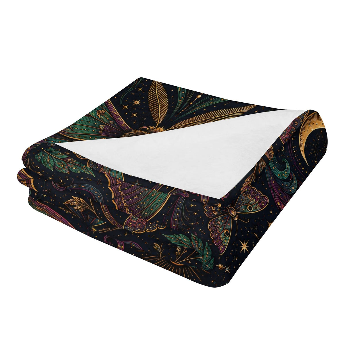 Mystical Moth Print Blanket