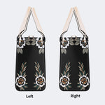Death Moth Vintage Print - Leather Handbag