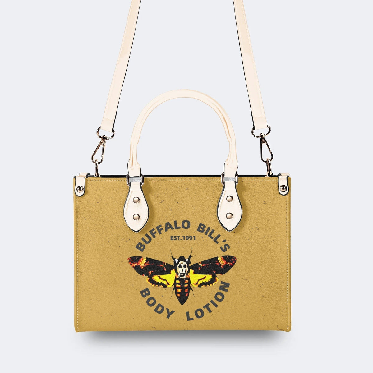 Body Lotion Surreal Death Moth - Leather Handbag