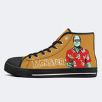 Unisex Monster Print - High Top Canvas