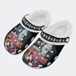We Have Such Sights To Show You - Fur Lined Slippers/Sandals