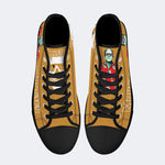 Unisex Monster Print - High Top Canvas