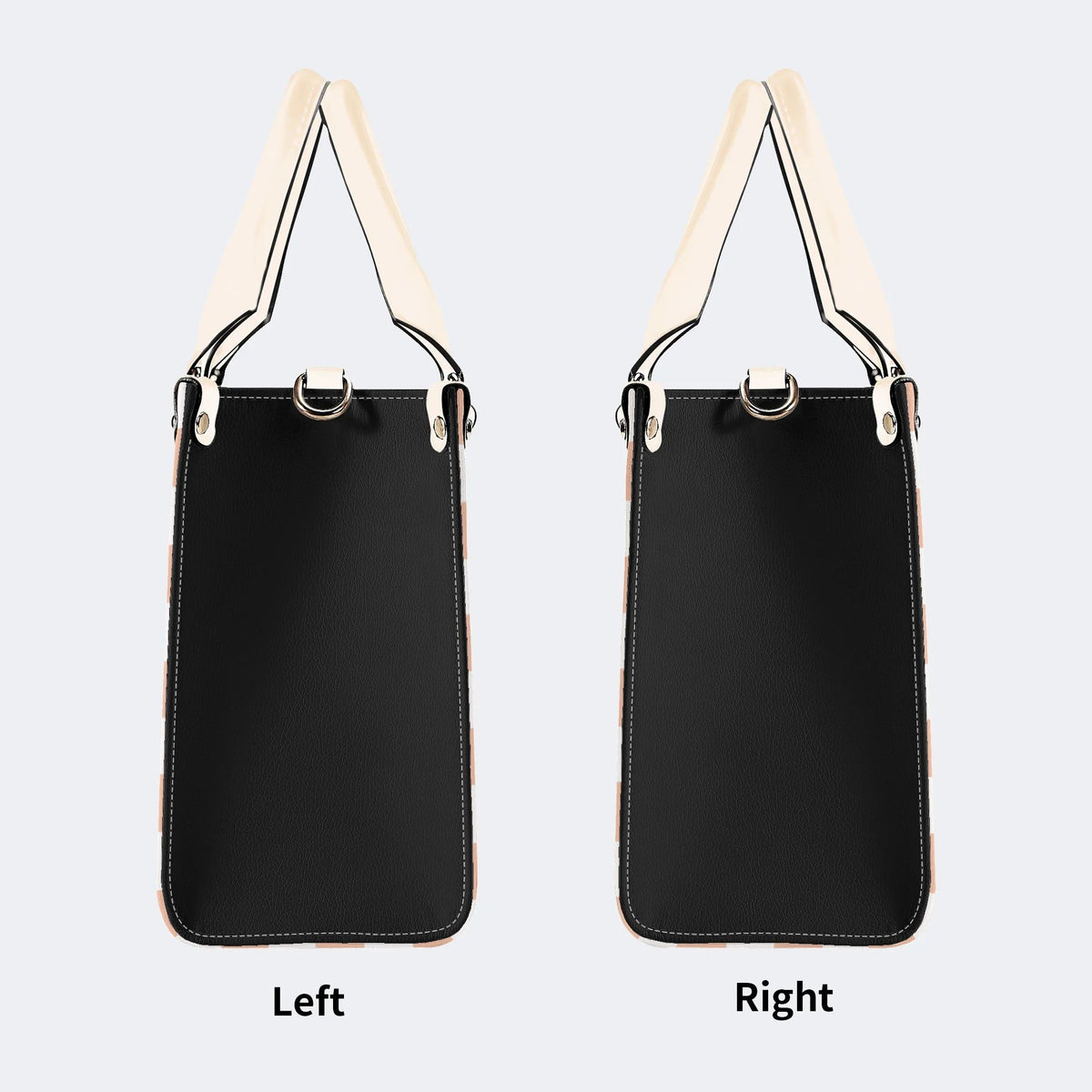 Gothic Tattoo Print - Leather Handbag