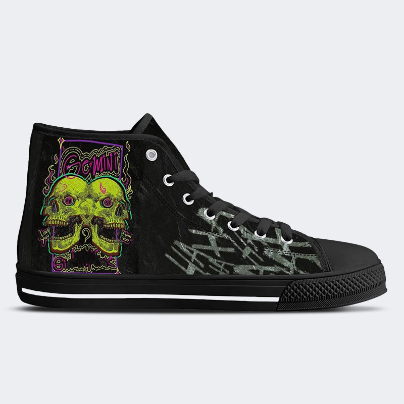 Unisex Horror Print - High Top Canvas