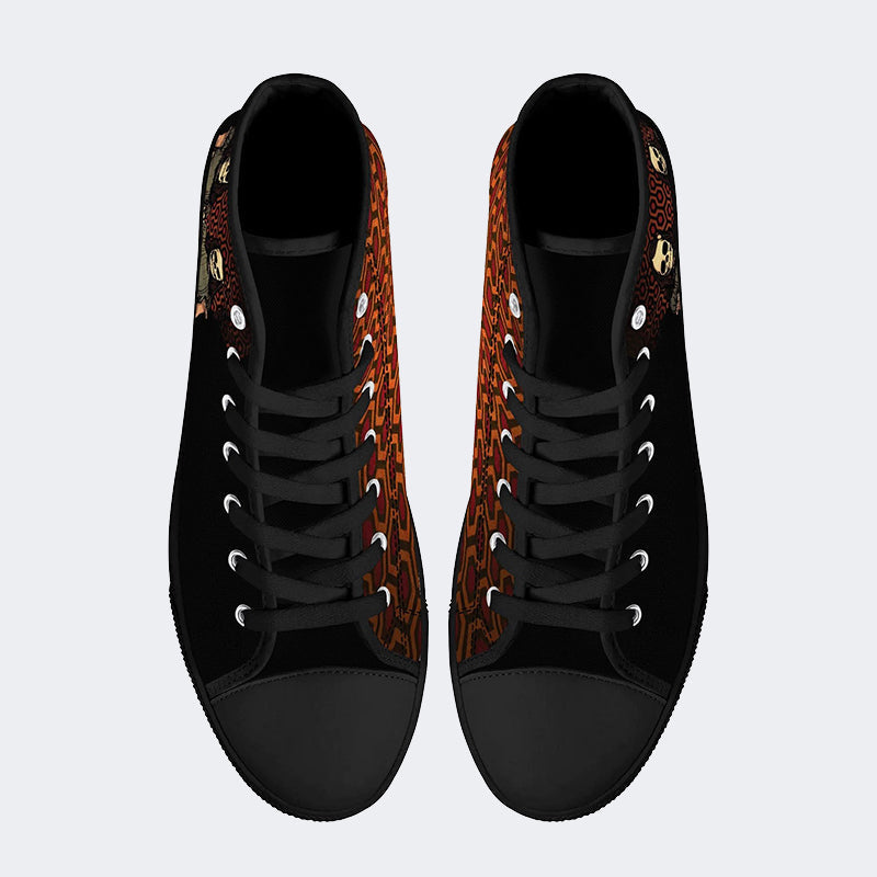 Unisex Horror Print - High Top Canvas