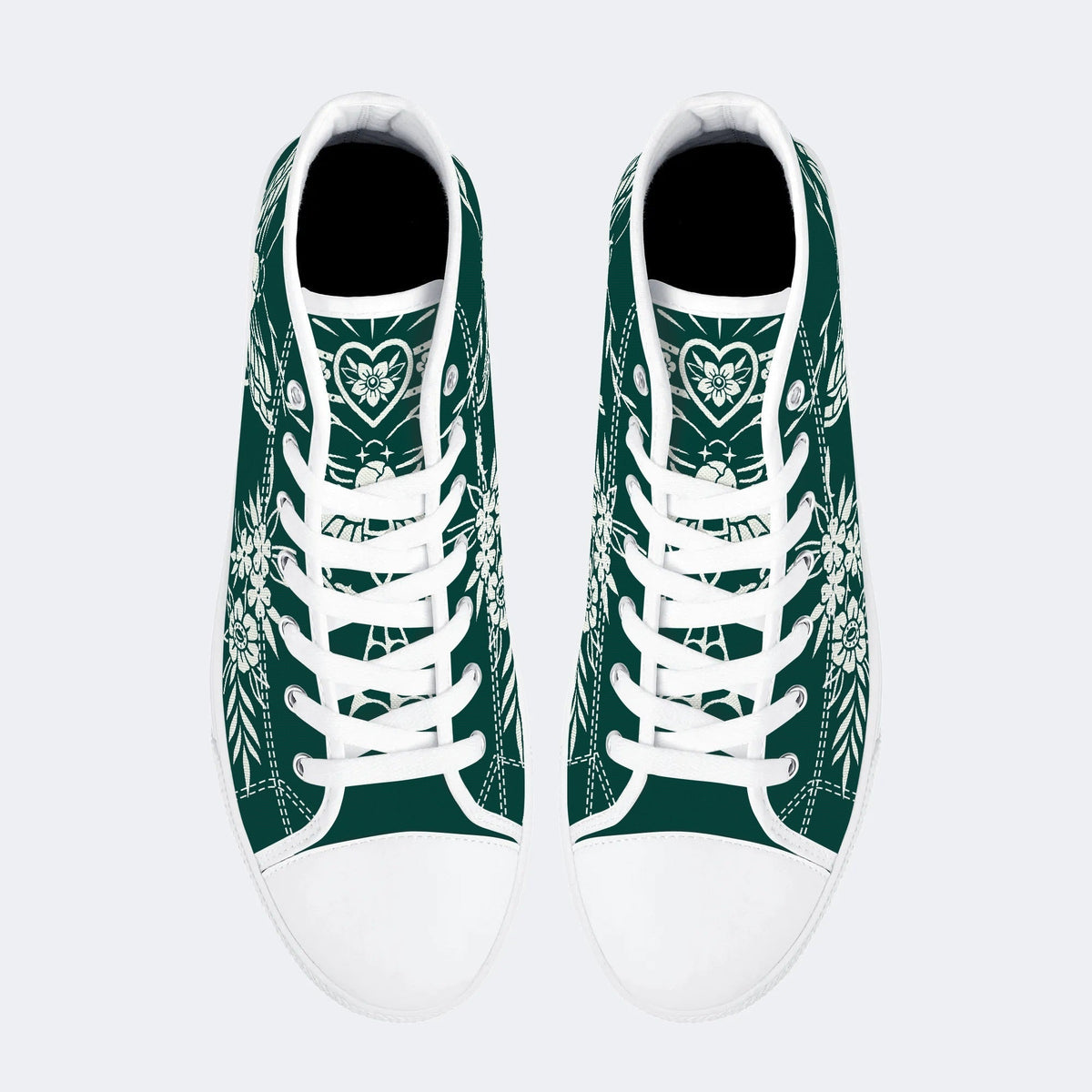 Classic Death Moth Vintage Print - High Top Canvas