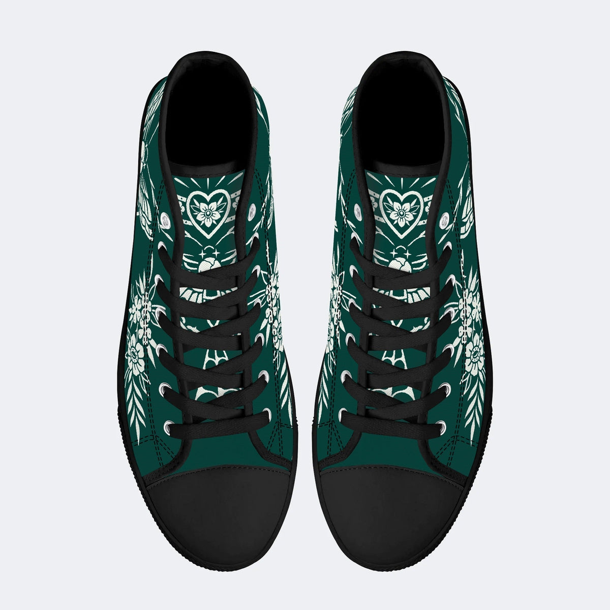 Classic Death Moth Vintage Print - High Top Canvas