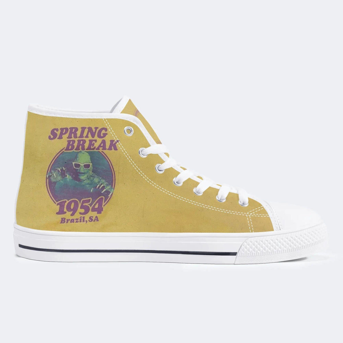 Spring Break 1954 Creature Unisex Classic - High Top Canvas