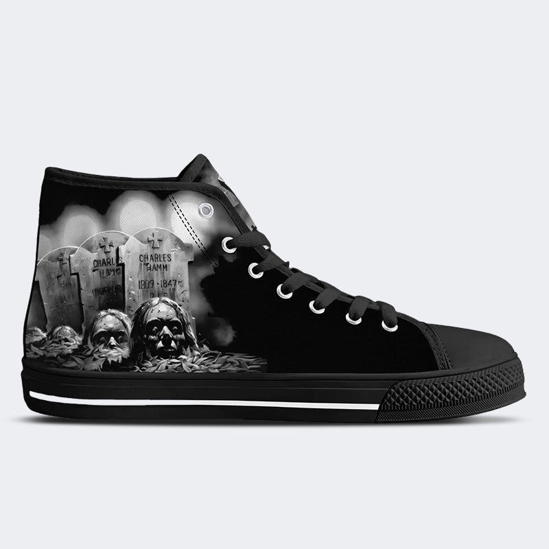 Unisex Horror Print - High Top Canvas