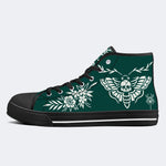 Classic Death Moth Vintage Print - High Top Canvas