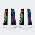 Unisex Horror Skull Print - High Top Canvas