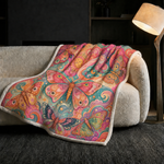 Bohemian Celestial Moth Print Blanket