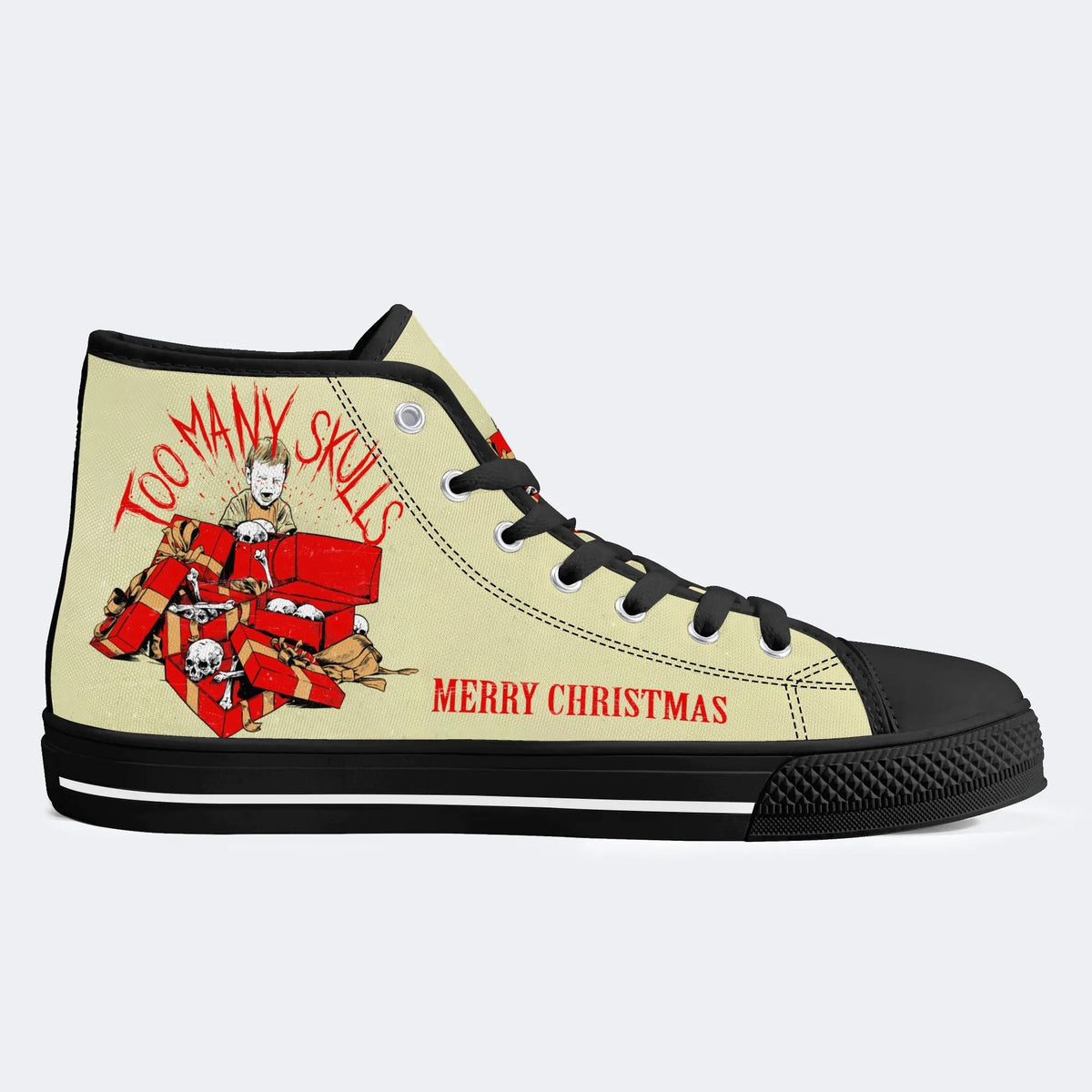 Too Many Skulls - High Top Canvas