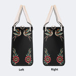 Eyes&Flower Art Print - Leather Handbag