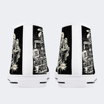 Unisex Halloween Horror Print - High Top Canvas
