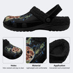 The Return of the Living Dead Print - Fur Lined Slippers/Sandals