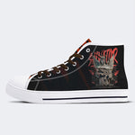 Figure&Wing&Letter Print - High Top Canvas