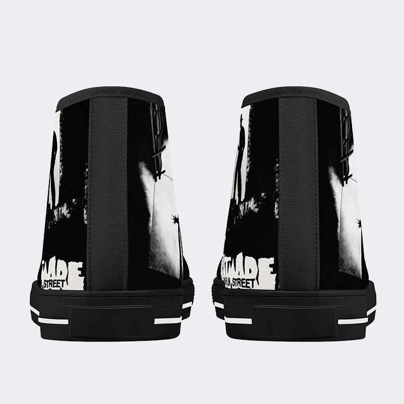 Unisex Horror Print - High Top Canvas