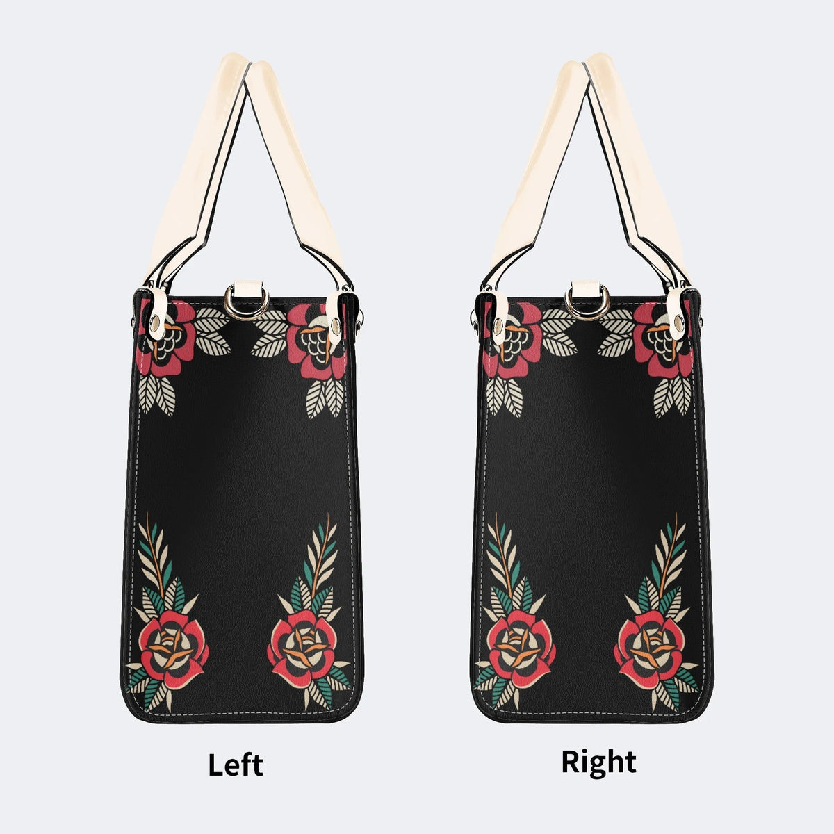 Cowboy Frog Print - Leather Handbag