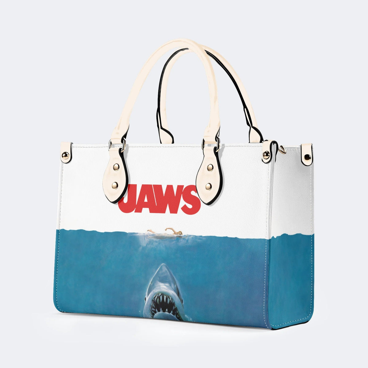Quint's Shark Fishing Jaws Retro - Leather Handbag