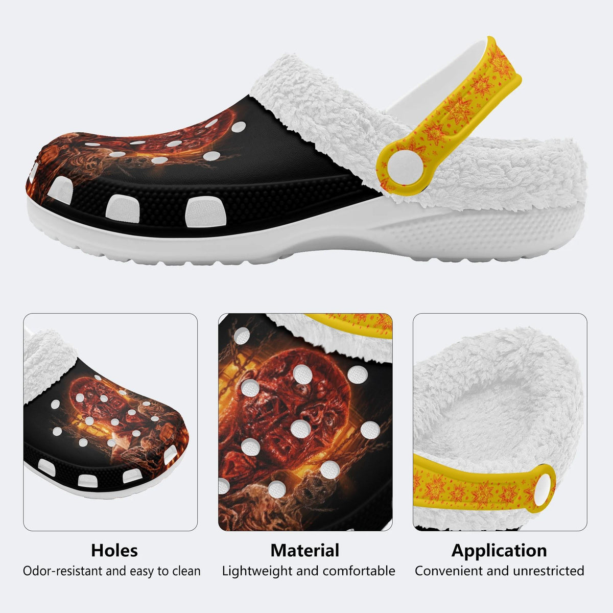 Frank's Lament - Fur Lined Slippers/Sandals