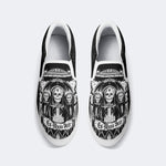 Unisex Skull Es Muss Sein Print - Slip On Shoes