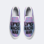 Macho Man Retro Unisex Print - Slip On Shoes
